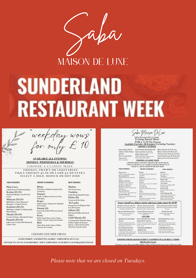 Sunderland Restaurant Week